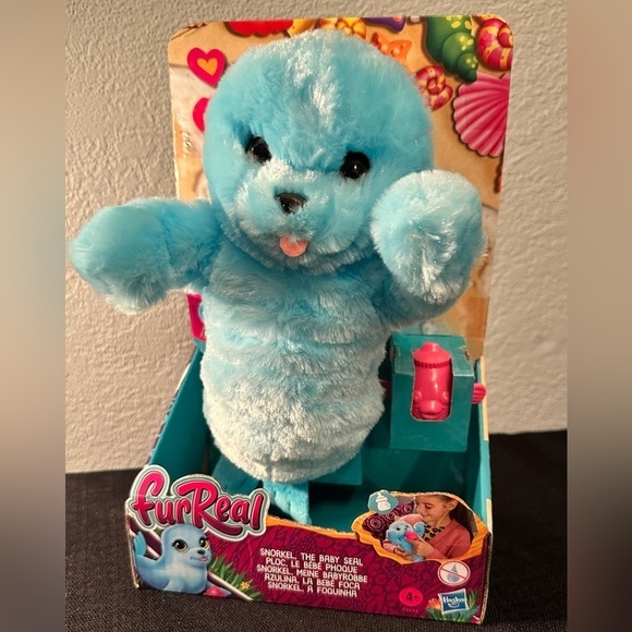 Animal Protection Ribbon Color Hasbro | Toys | Hasbro Furreal Peek A Boo Snorkel The Baby Seal ...